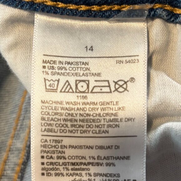 Women's OG Straight High Rise Distressed Jeans - Picture 4 of 4